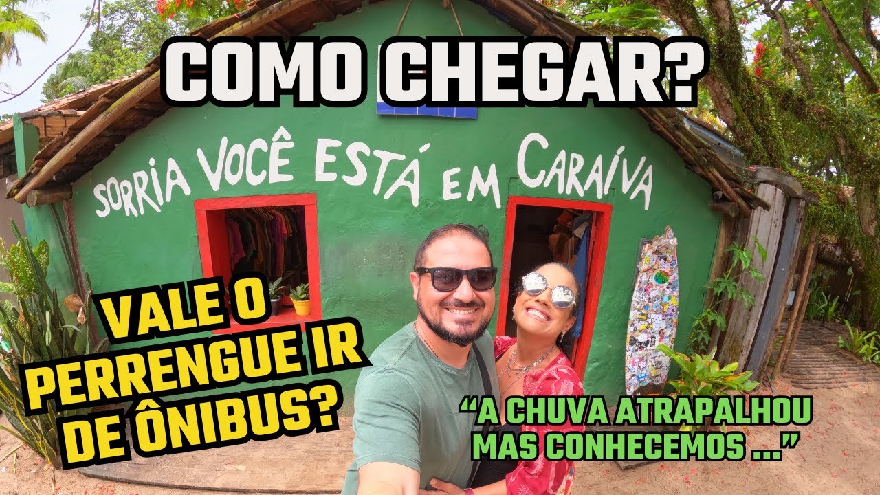 COMO CHEGAR EM CARAÍVA: De ônibus saindo de Trancoso (Passo a Passo)