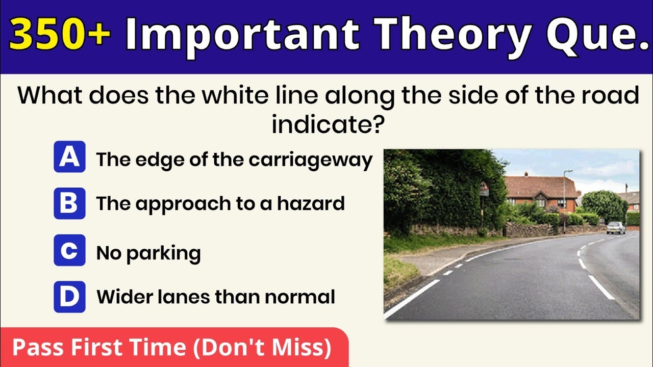 Theory Test 2026 UK | 350+ MOST Important Theory Questions | Pass First Time