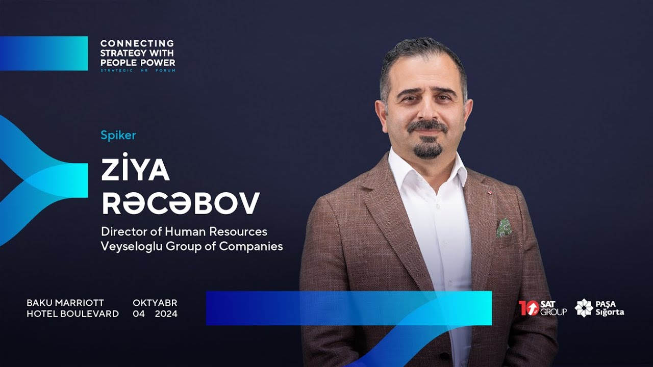 Ziya Rəcəbov: "CHAT GPT - Astanada, yoxsa evin içində" (SHRF2024, Strategic HR Forum)