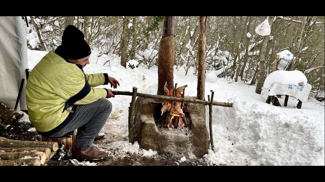 ❄️Kar Huzur Veriyor Dağda 3 gün 2 gece ❄️Snow gives peace, I stay 3 days and 2 nights