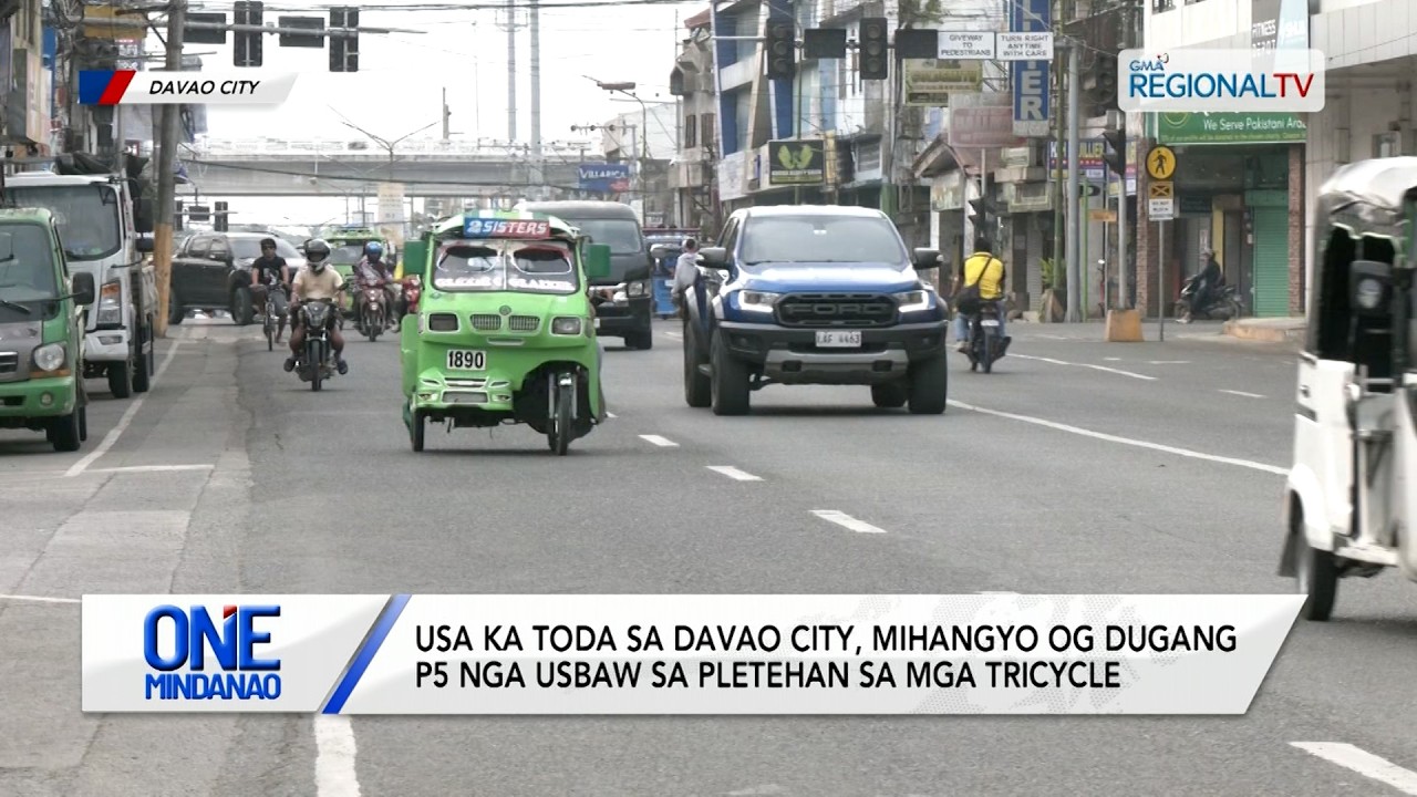 Usa ka toda sa Davao City, mihangyo og dugang P5 nga usbaw sa pletehan | One Mindanao