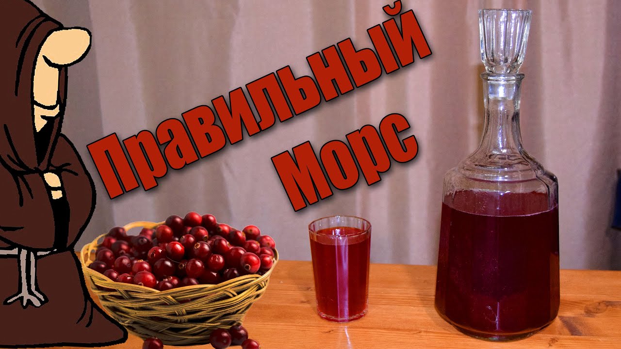 Правильный Клюквенный Морс рецепт морса из клюквы