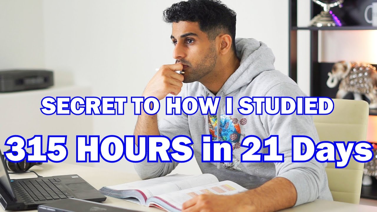 SECRET to How I STUDIED 315 HOURS in 21 DAYS!