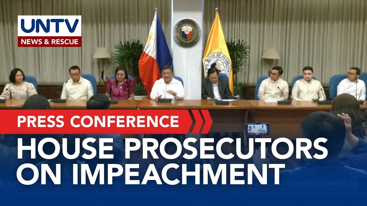 House Prosecutors react on Senate proceedings re Impeachment