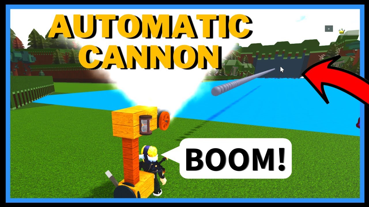 Хитрость по сборке АВТОМАТИЧЕСКОЙ ПУШКИ! Построй лодку ради сокровищ в Roblox