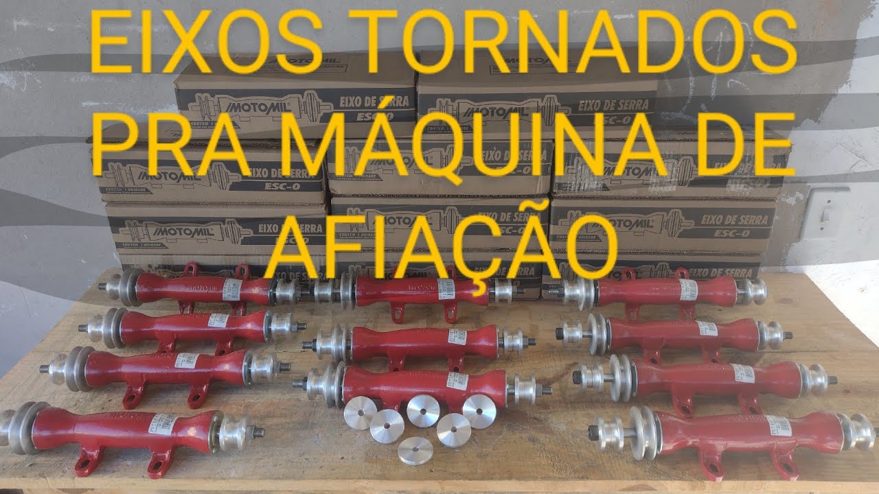 EIXOS TORNEADOS PRA MONTAR SUA MÁQUINA DE AFIAÇÃO DE ALICATES. PREÇO JUSTO.