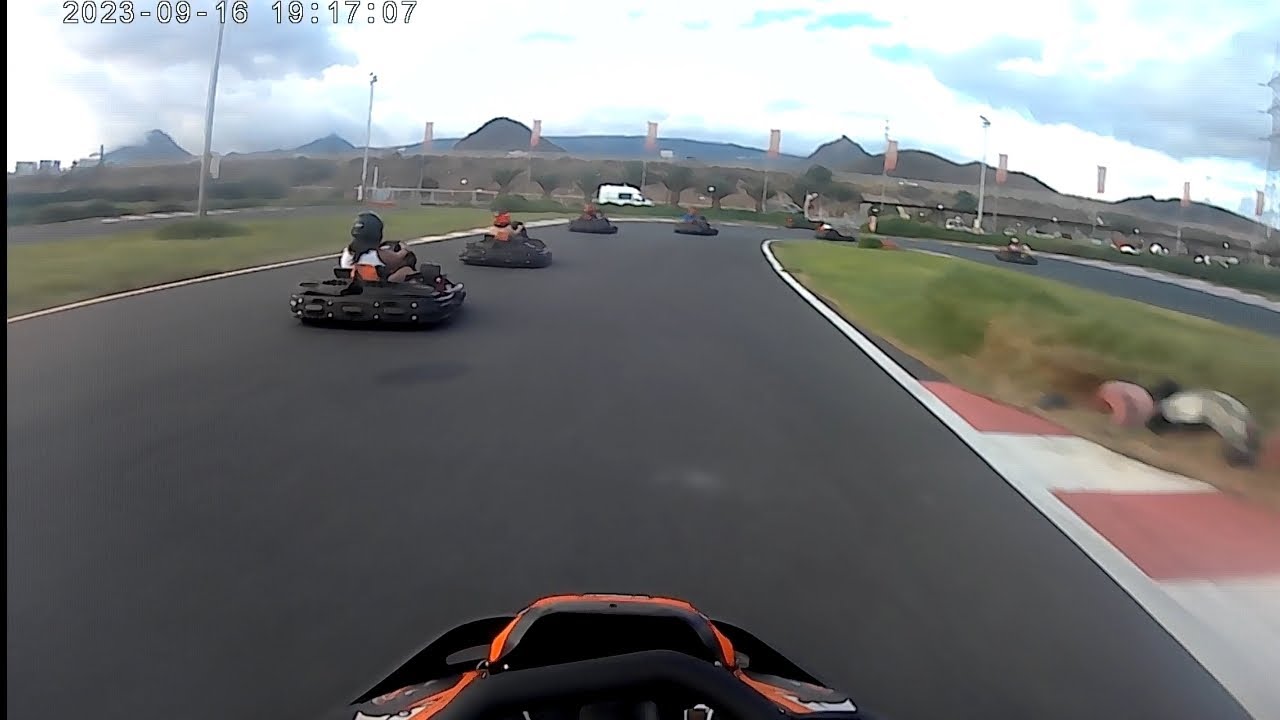 Gran karting Tenerife onboard fast laps (58.6) (con tráfico)
