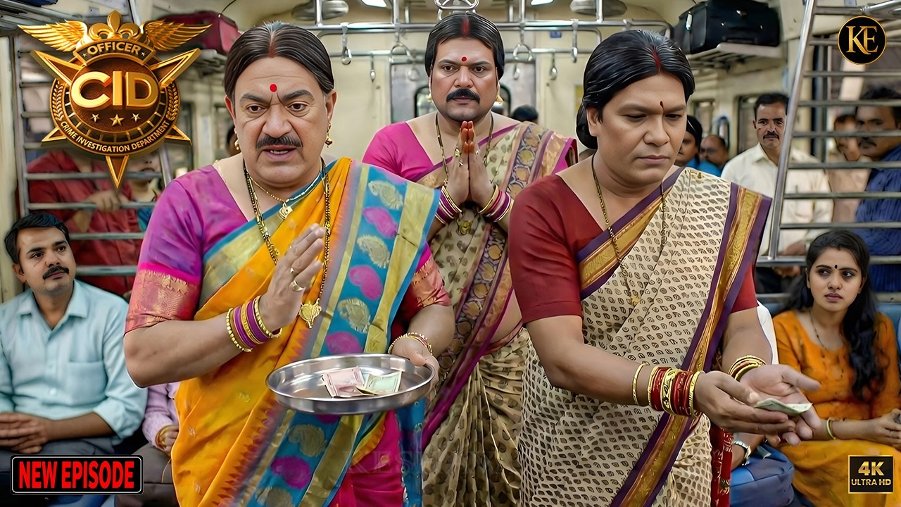 সিআইডি টিম যখন ট্রেনে ভিক্ষা করতে আসে এবং খুনির উপর নজর রাখে, তখন হিজড়ার ছদ্মবেশে | CID | BANGALA