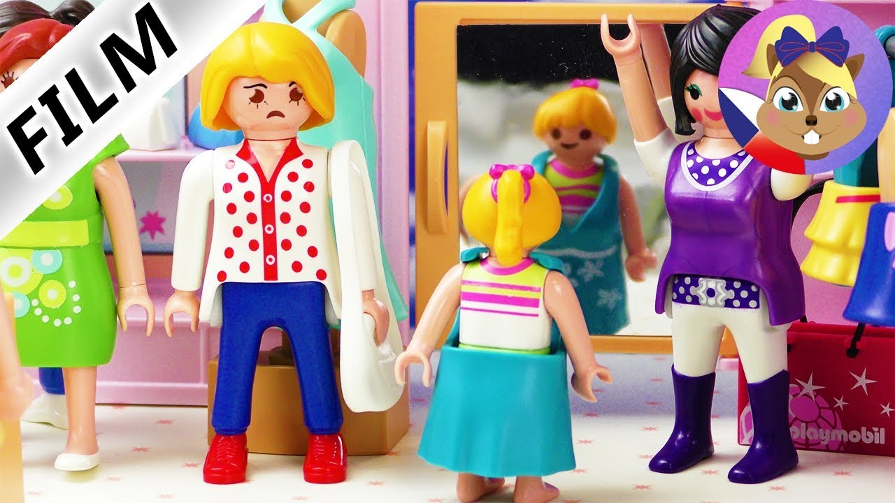 Playmobil příběh | Hanka na nákupech | Co jí poradí prodavačka? | Rodina Dvořákova