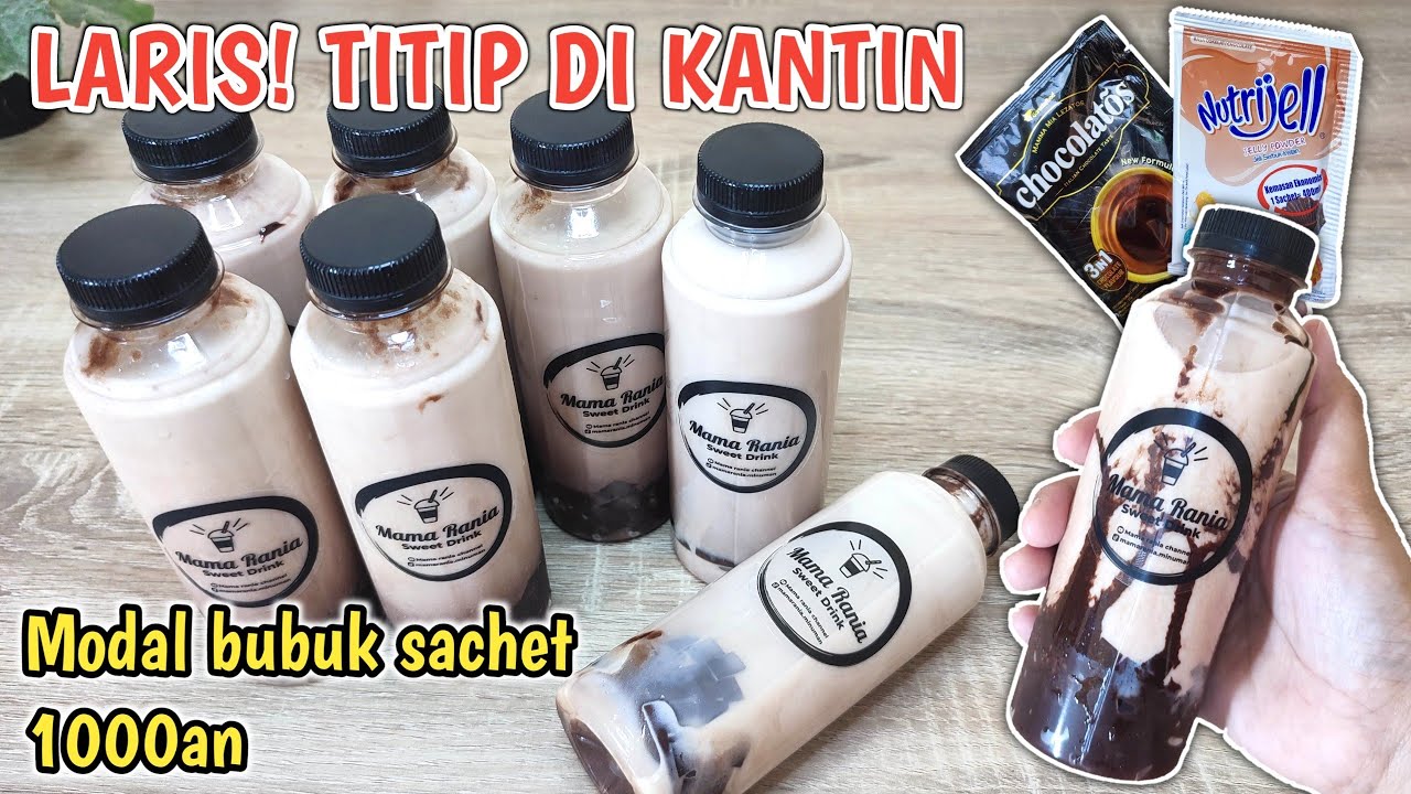LARIS POSTING DI WA & FB! IDE JUALAN MINUMAN BOTOL | ES SUSU COKLAT JELLY | MINUMAN KEKINIAN 2023