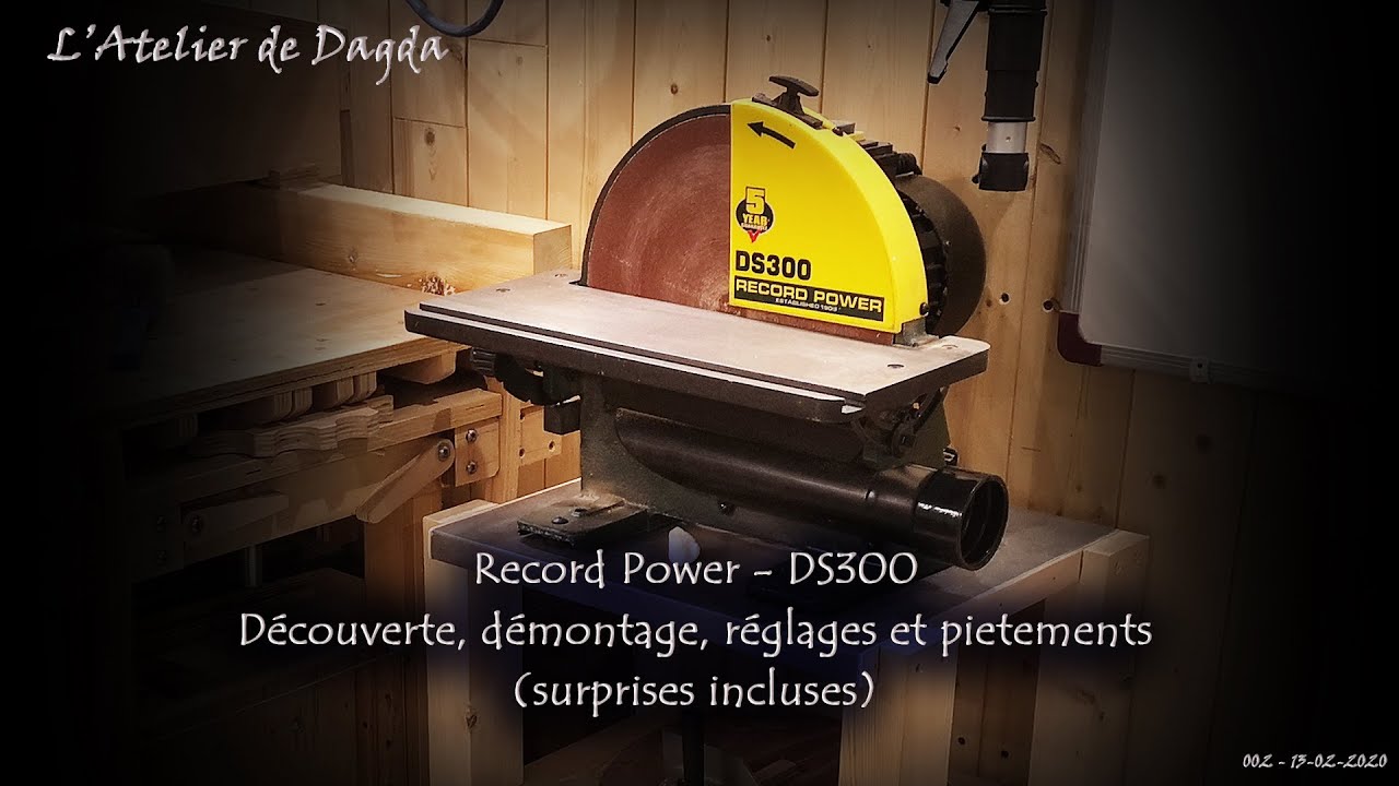 Mise en route d'un Lapidaire Record Power DS300 ... et péripéties.