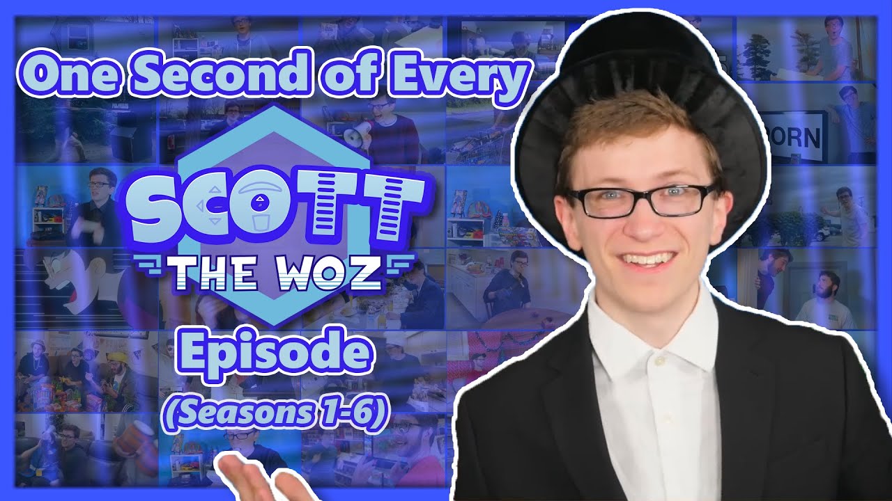 [OUTDATED, see description] One Second of Every Scott the Woz Episode (Seasons 1-6)