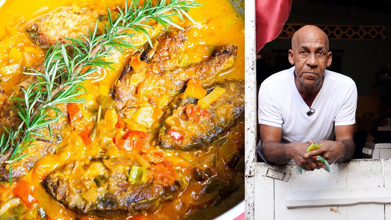 Coconut Stew Fish by Uncle Clyde in Paramin, Trinidad & Tobago | In De Kitchen