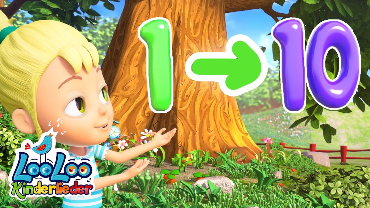Zahlenlied 🔢 Beliebte Kinderreime & Musik für Kinder | LooLoo Kinderlieder