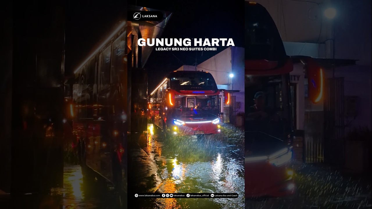 GUNUNG HARTA MERILIS 3 UNIT SPESIALNYA 😍👏 #shorts #gunungharta #laksanabus