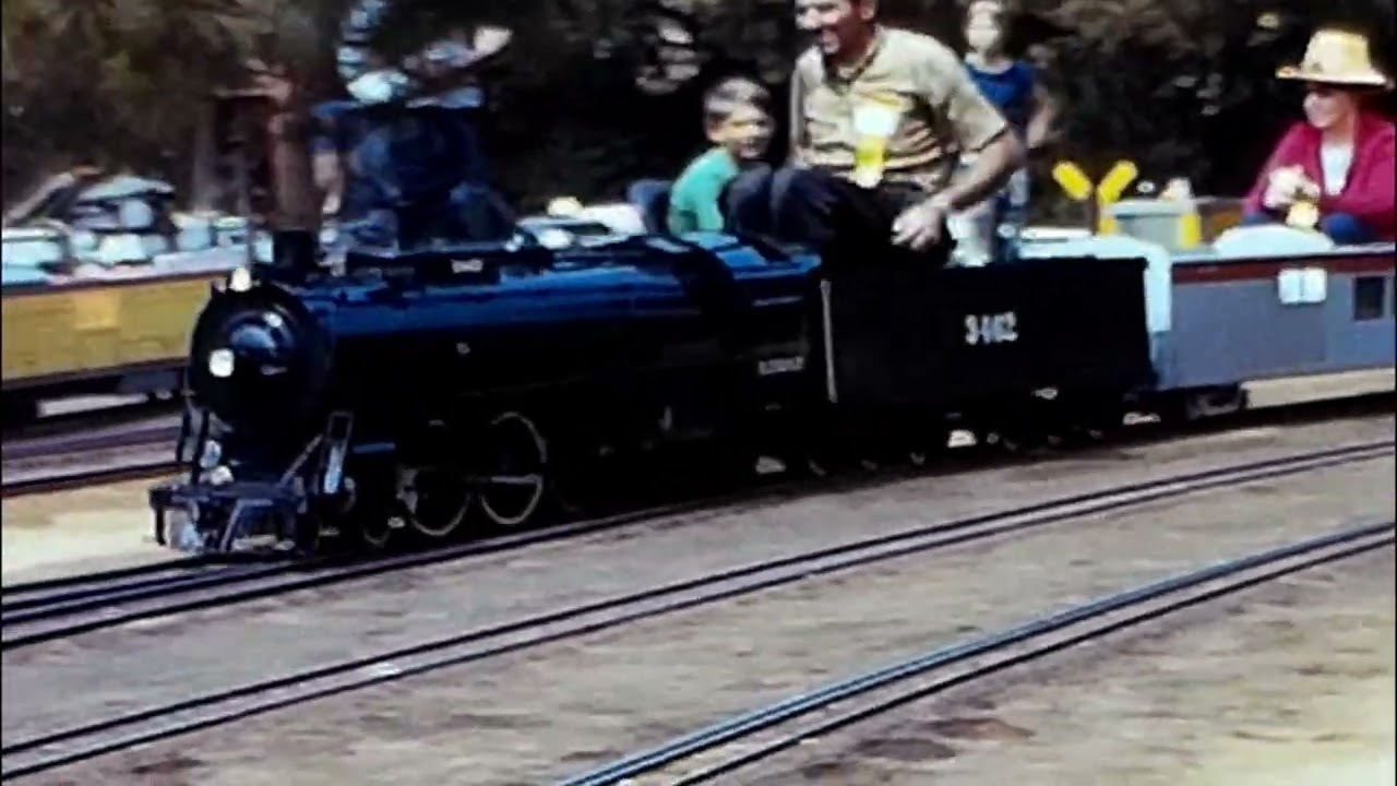 Trains and cars filmed in the 60's