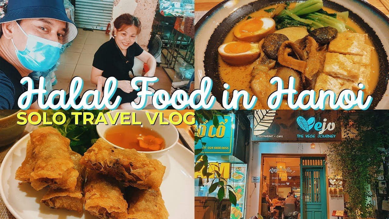🇻🇳 Halal Food in Old Quarter Hanoi | Dong Xuan Market | Solo Travel to Hanoi 2022 Part 2 [Eng Sub]