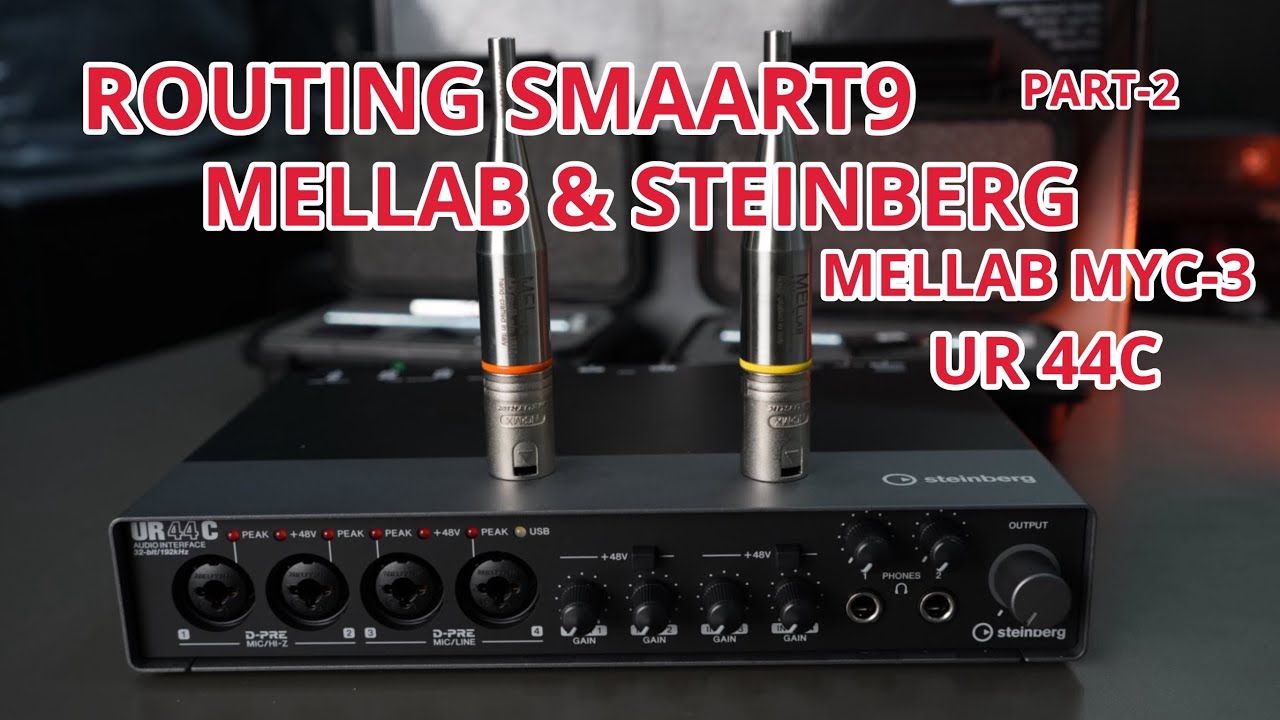 ROUTING Smaart9 | 2mic mellab myc3 steinberg ur44c part2 | va pro audio | Indonesia