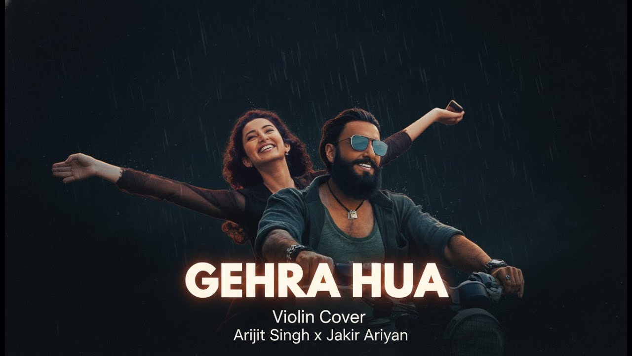 Gehra Hua - Violin Cover Instrumental | Dhurandhar Movie Song | Arijit Singh | Ranveer Singh