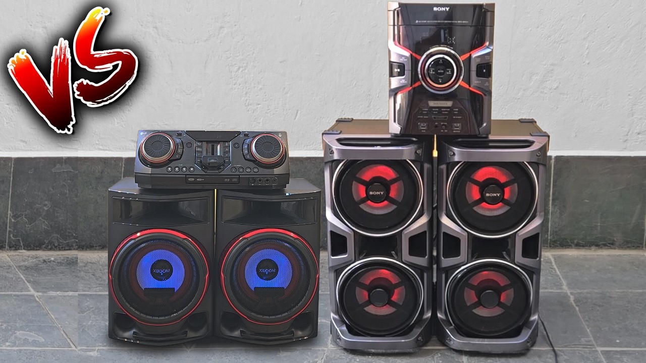 🟢💥 COMBATE entre LG CL87 e Sony GPX7! Qual toca MAIS FORTE em área aberta? Qual tem MAIS GRAVE? 💥🟢