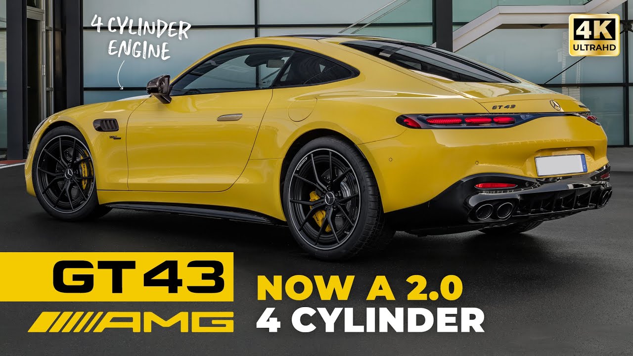 Этот НОВЫЙ Mercedes AMG GT теперь имеет только 4 цилиндра