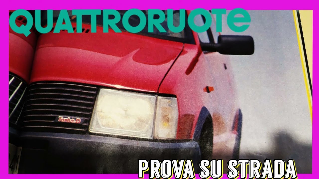 06/1986: FIAT UNO TURBO DIESEL (QUATTRORUOTE, prova su strada)