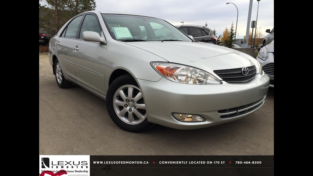 Pre Owned Silver 2004 Toyota Camry XLE V6 Auto (Natl) Review Wainwirght Alberta