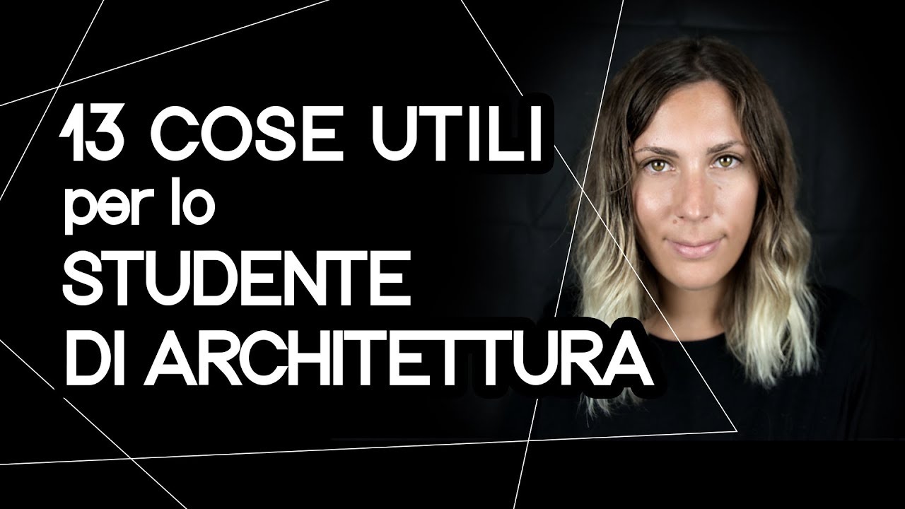 BACK TO SCHOOL | Speciale studente di ARCHITETTURA: cosa comprare