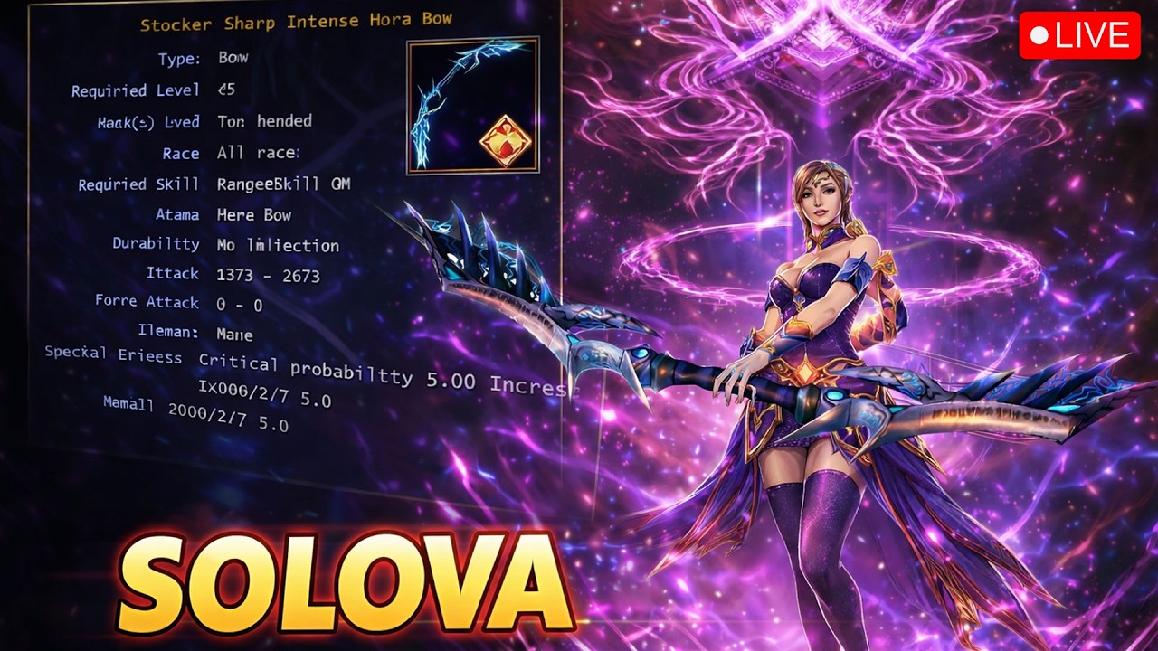 BOW STOCKER + HR3 LAGI KITA INI | RF RETURN #rfonline #SOLOVA
