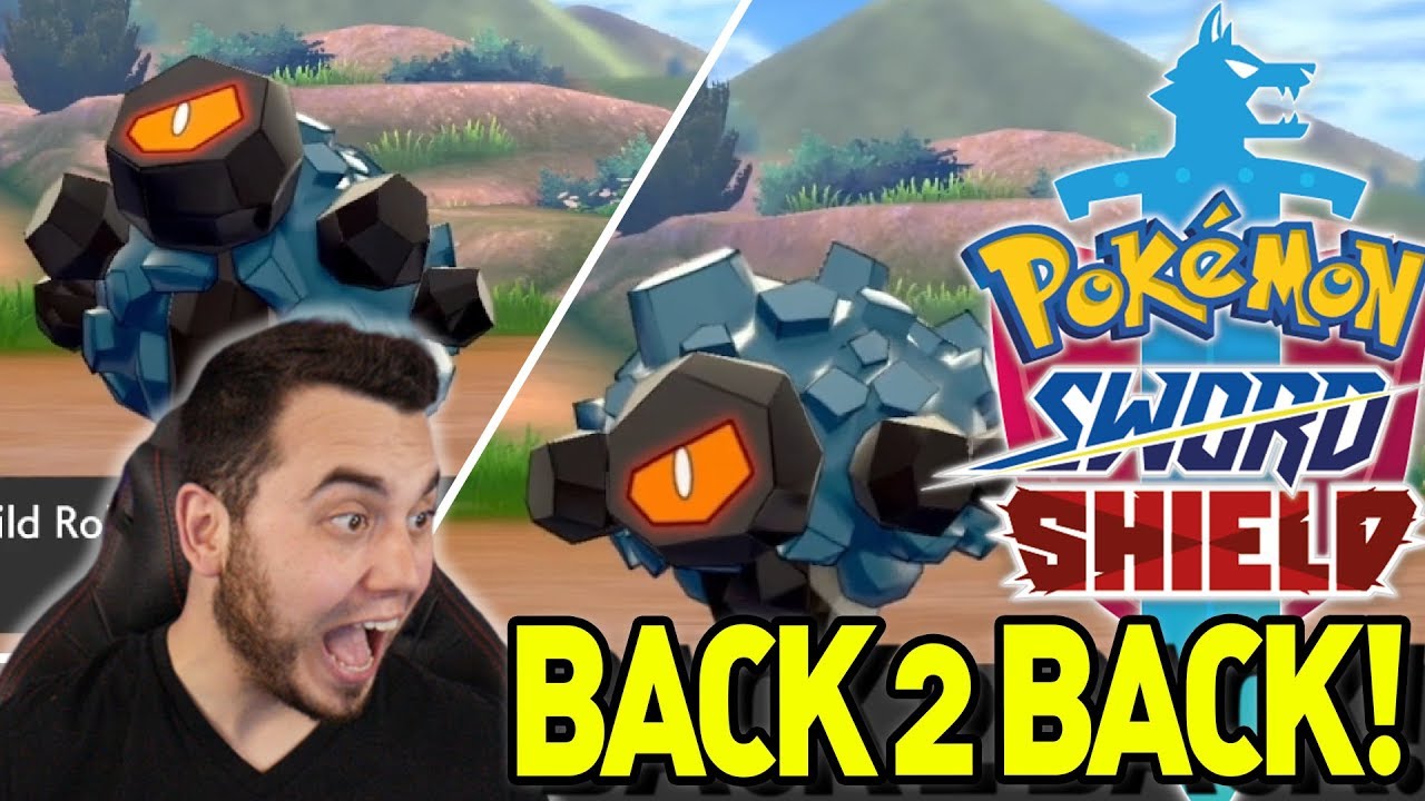 BACK TO BACK SHINY ROLYCOLY! INSANE SHINY REACTION in Pokemon Sword and Shield!