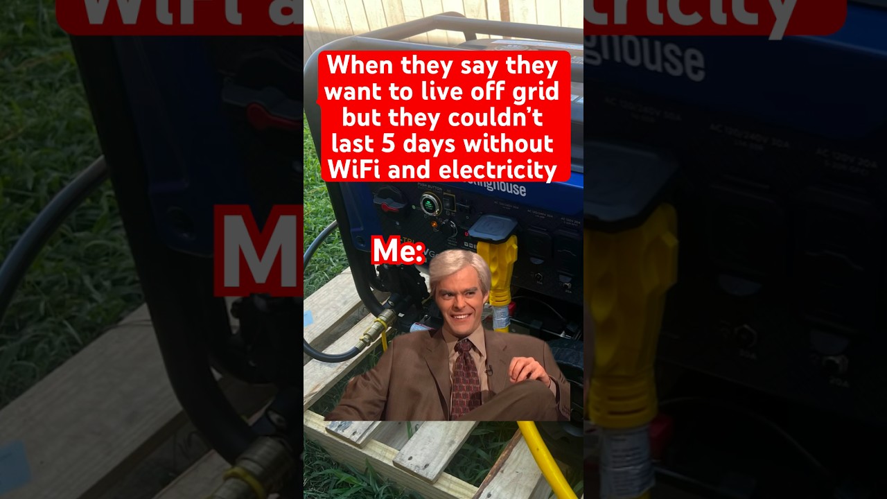 OFFGRID LIFE #funny #diy #offgrid #ranch #country #life #lifestyle #fyp #hurricane #shorts #memes