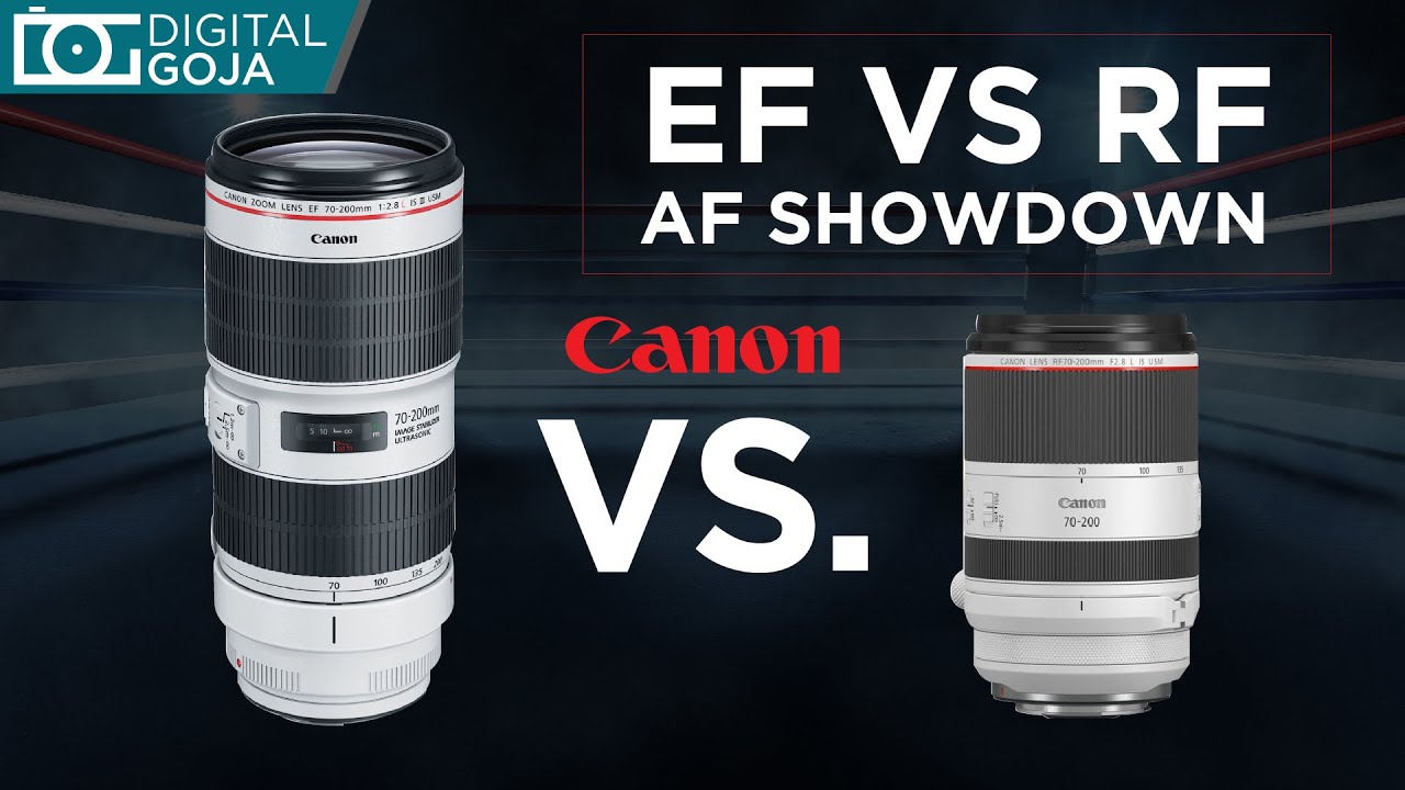Autofocus EF vs RF Battle! Canon 70-200mm f2.8 lenses