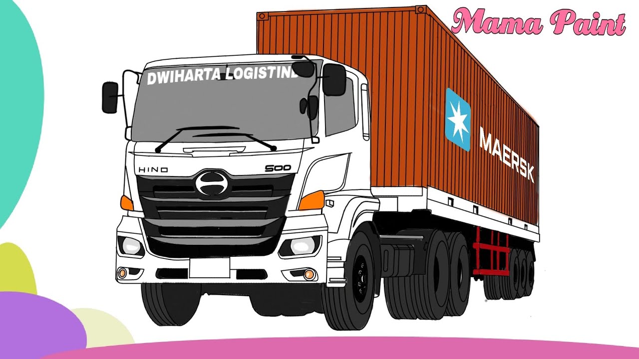 Gambar Truk Hino 500 Container