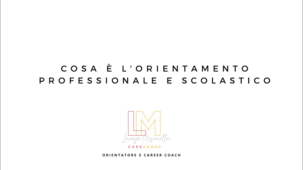 Cosa &egrave; l'orientamento professionale e scolastico❓