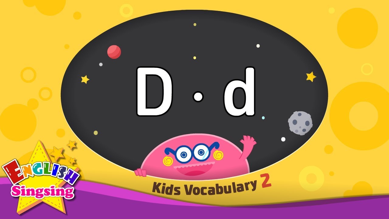 Kids vocabulary compilation ver.2 - Words starting with D, d - Learn English for kids
