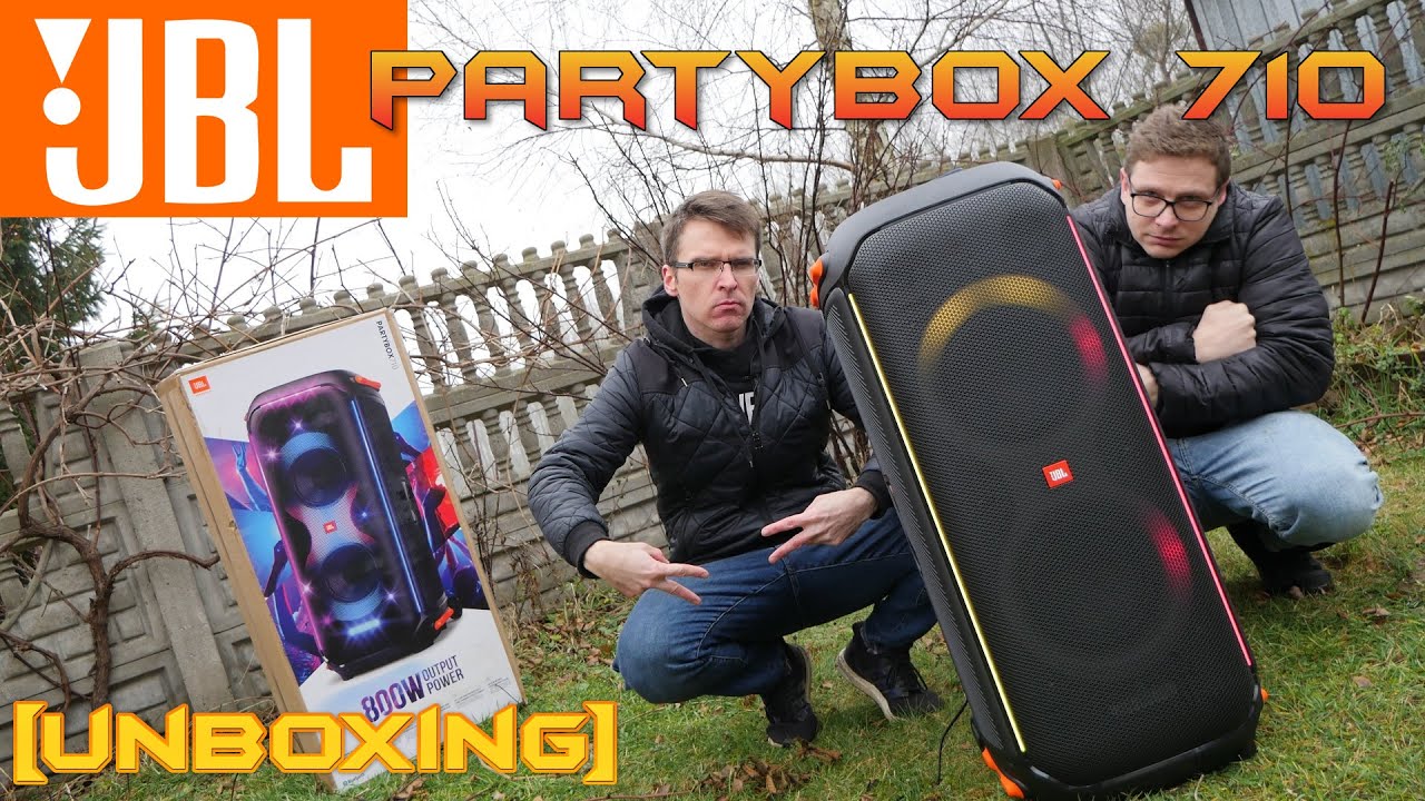 JBL Partybox 710 - unboxing i pierwsze wrażenia!