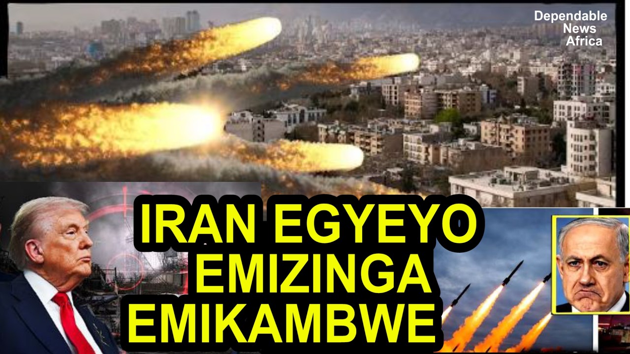 Iran ekubye bbes za US nebibuga mu Israel abajjasi 100 baddusidwa mumalwaliro.