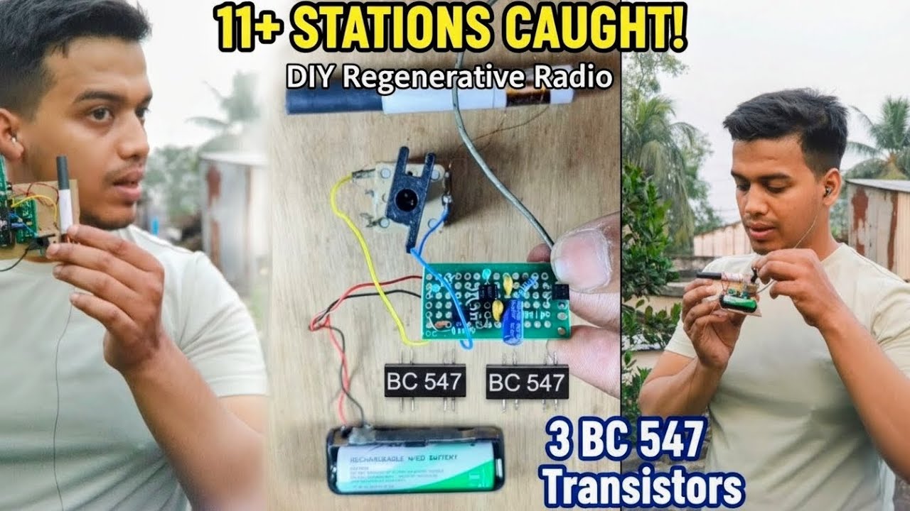 3x BC547 MW Radio 📻 
