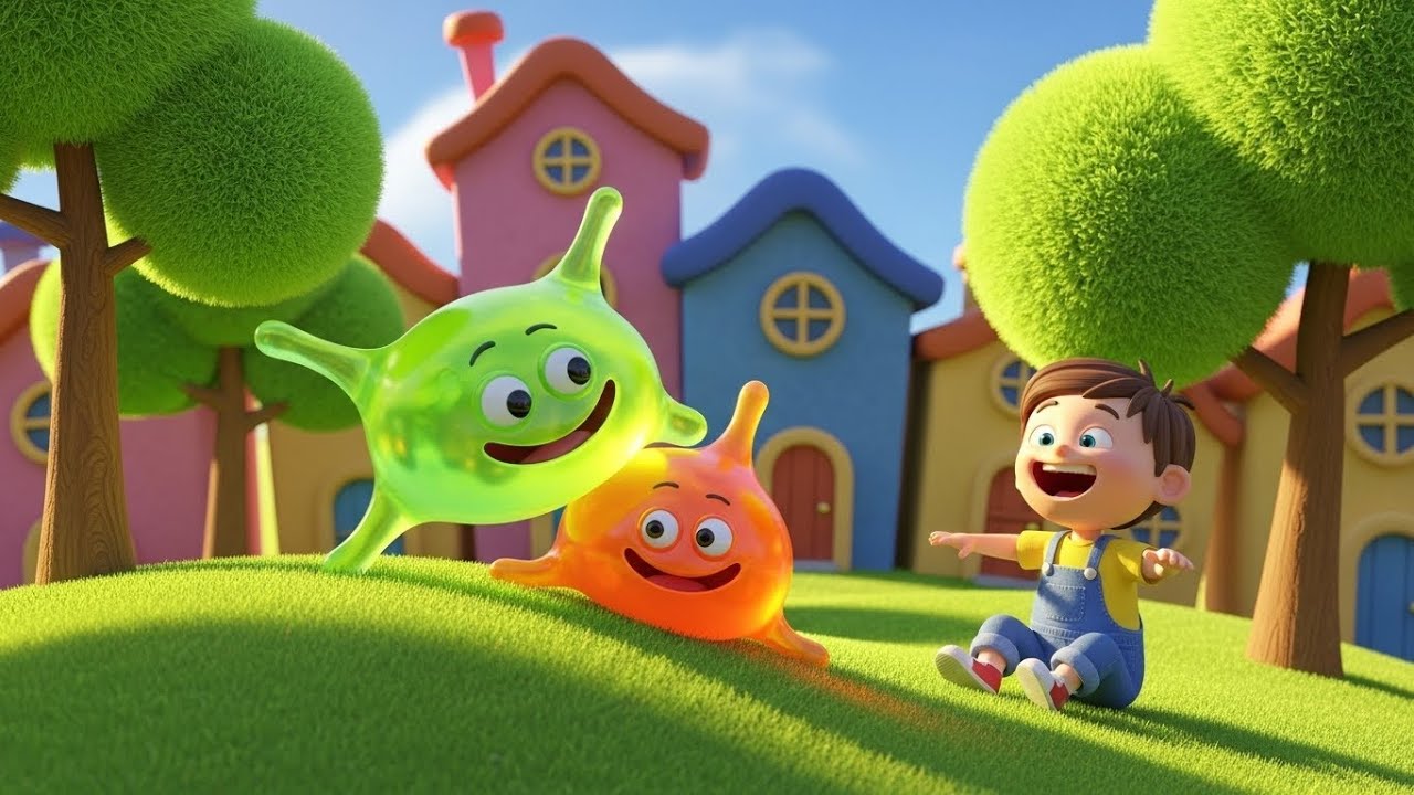 Minecraft Pocket Slime Split Into Giggles | Nursery Rhymes for Kids & Baby Songs