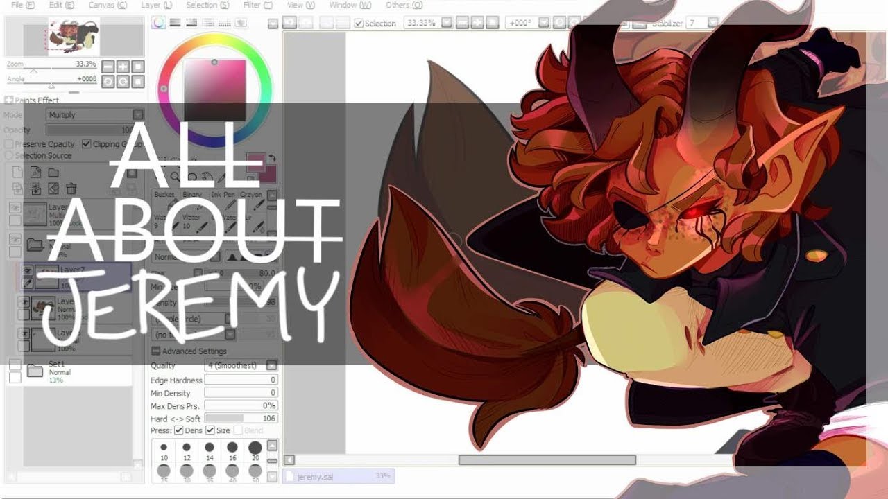 ALL ABOUT JEREMY (talking about my oc, jeremy)