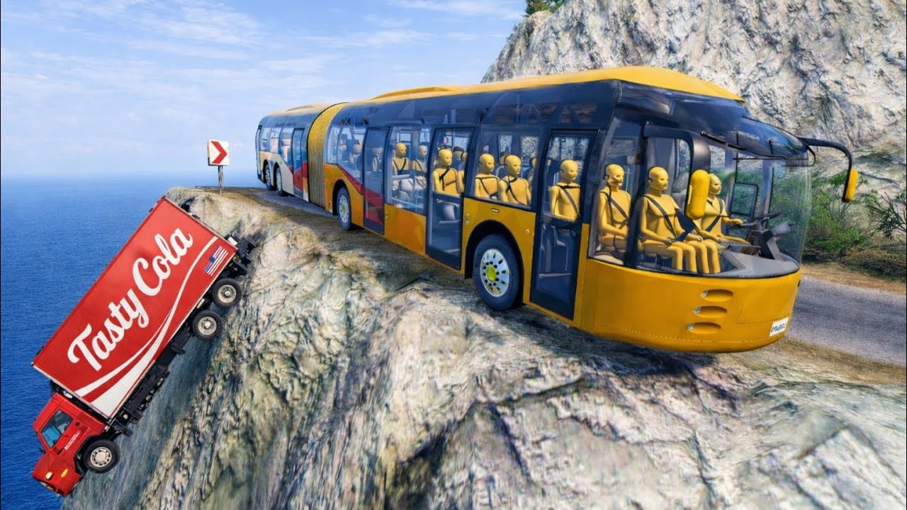 Cars vs Cliff Roads | Epic BeamNG Crashes (Ep #79)