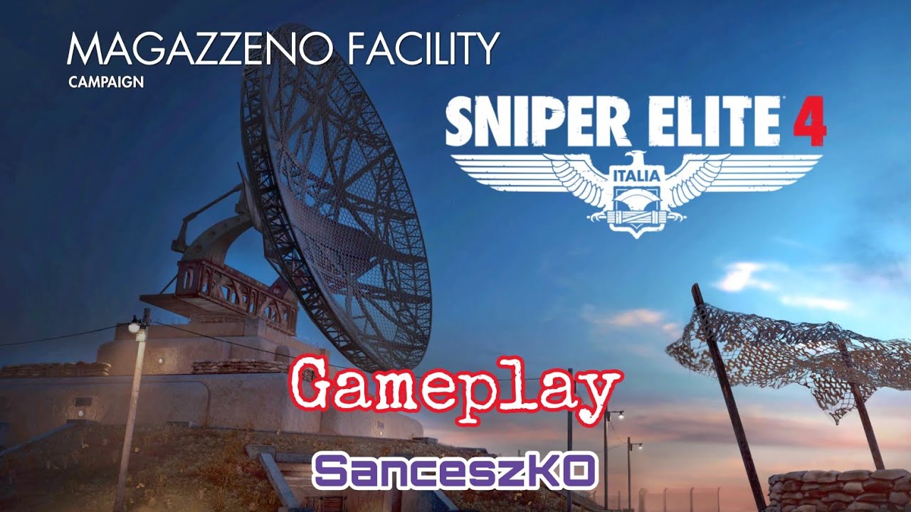 Sniper Elite 4 - Gameplay PS5 - MAGAZZENO FACILITY