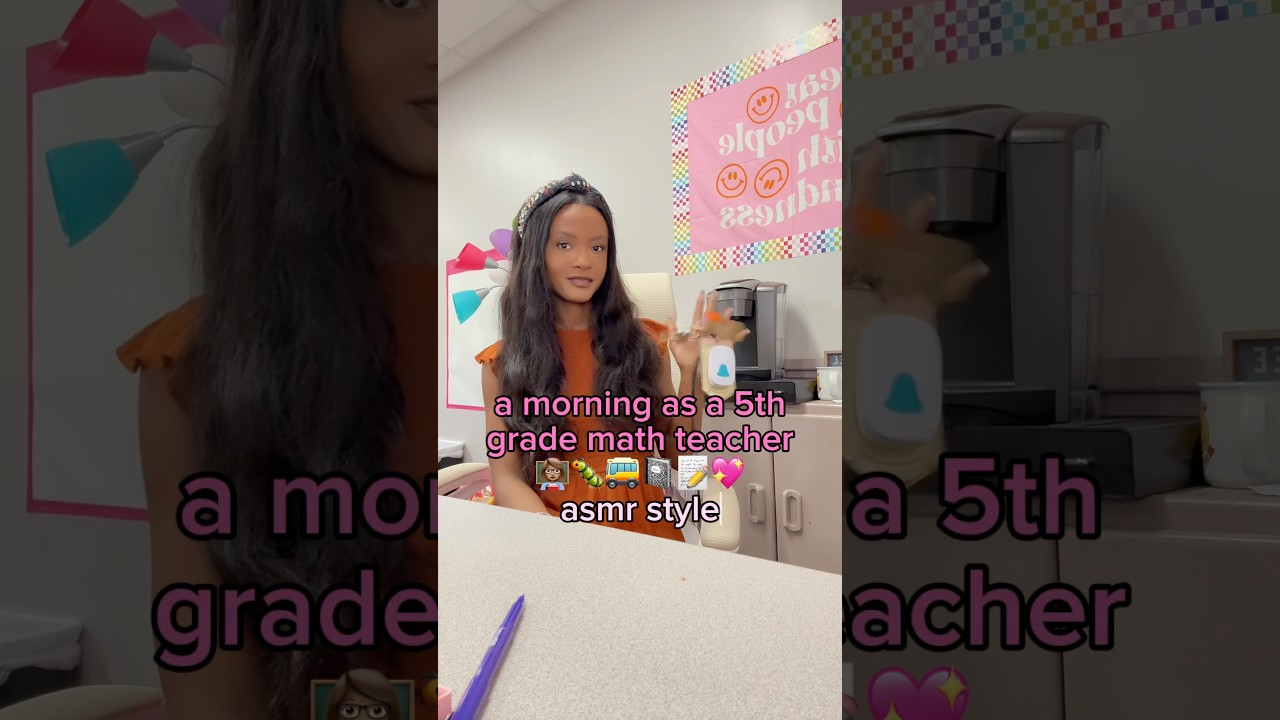 teacher morning vlog ASMR♡ #teacher #teacherlife #asmr #teachervlogger #teachervlog #morningroutine