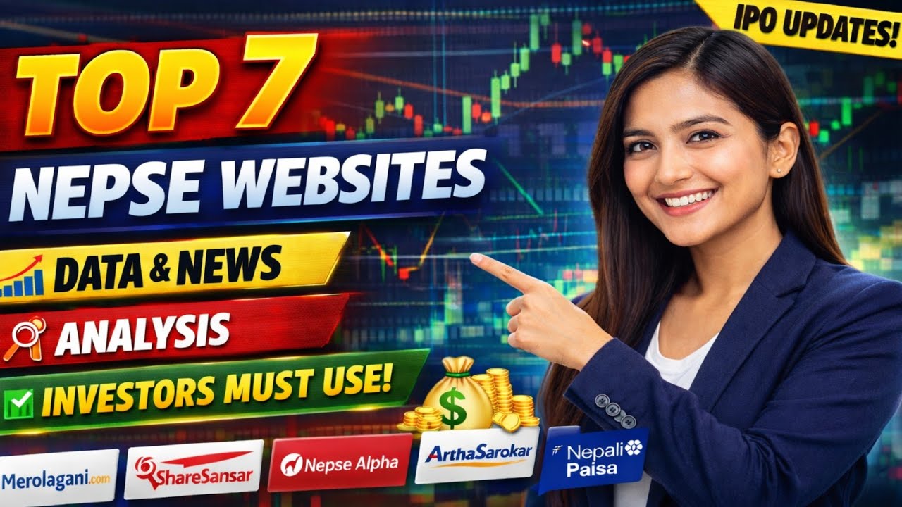Top 7 Best Nepali Share Market Websites | Nepse data news analysis Portals | ipo update