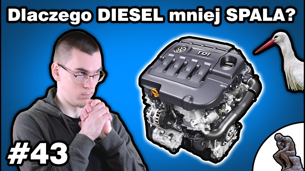 Dlaczego DIESEL spala mniej paliwa? || Moto Zagwozdki #43