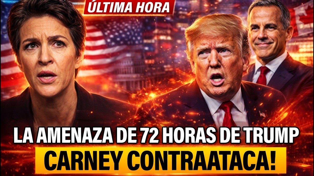 ÚLTIMA HORA: Trump Da 72 Horas a Canadá — Carney Responde de Inmediato!