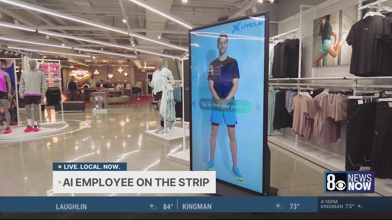 Shoe store on Las Vegas Strip debuts AI concierge