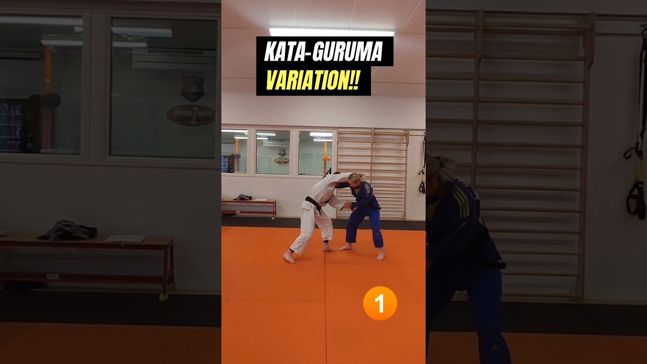 KATA GURUMA VARIATION🧠🤯 #judo #judotraining #judothrows #bjj
