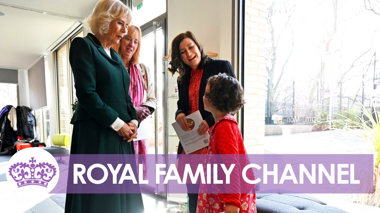 Camilla Praises Little Girl’s Curtsey During Visit to Reading Charity