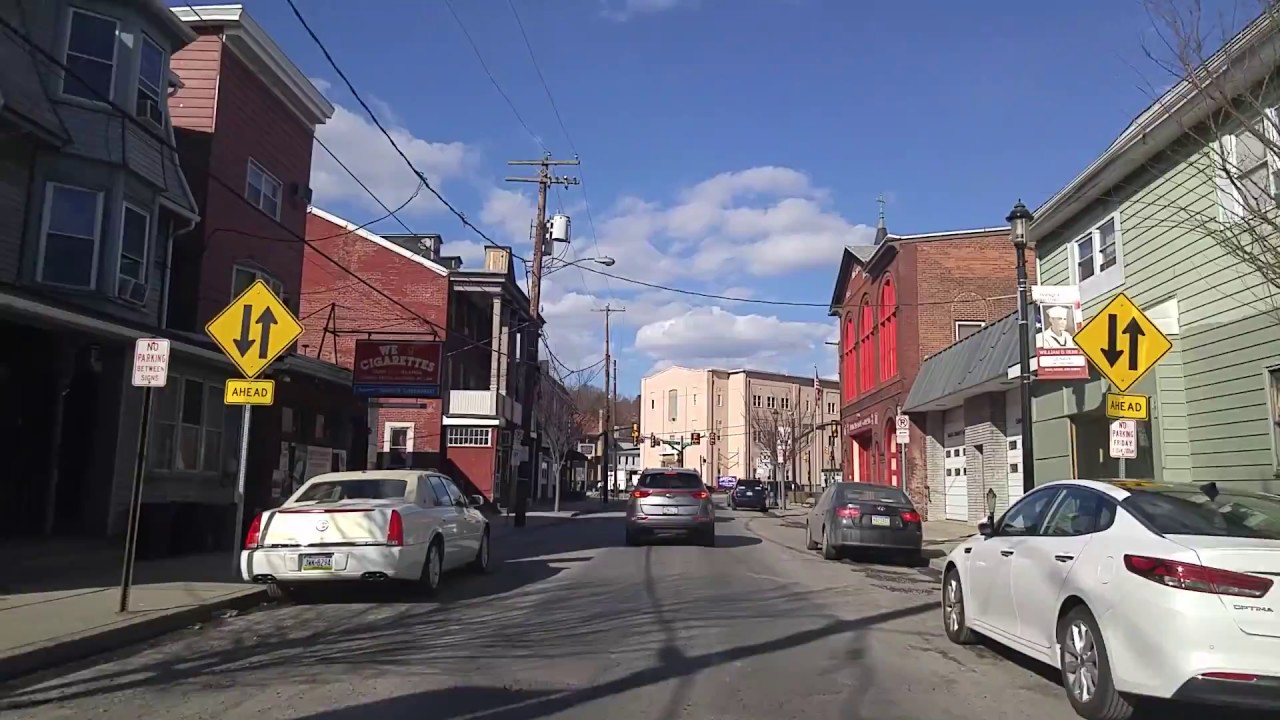 Driving by Tamaqua,Pennsylvania